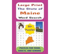 Maine Search Book: Easy to Read Word Search Puzzle Book about the State of Maine | LARGE PRINT, 6x9 inches, 110 pages, 50+ Puzzles... Gift for the State of Maine Enthusiasts