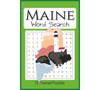 Maine Themed Word Search Puzzle Book: Easy to Ready Word Find