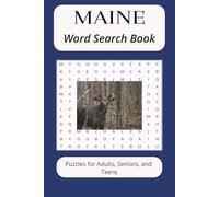 Maine Word Search Book: Word searches with easy to read print about Maine, New England, Harbor and more | 6X9 inches 110 pages | 50 + Puzzles great for gifts, vacations, leisure time, holidays.