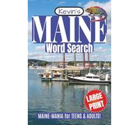 Maine Word Search Puzzle Book: Word Searches with Easy to Read, Large Print about Maine, Cities & Towns, Lobsters, Travel and More! | 6 x 9 inches | 110 pages | 55 Puzzles