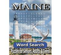 Maine Word Search Puzzle Book: Word Searches with Easy-to-Read Large Print about Maine, Wildlife, Geography and More | 8.5x11 inches, 110 pages | 50+ ... Gift for Vacations, Holidays, and Free times