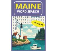 Maine Word Search Puzzle Book: Word Searches with Easy to Read Print about Maine, Culture, Wildlife and more | 6x9 inches, 110 pages | 50+ puzzles ... Gift for Vacations, Holidays, and Free Times