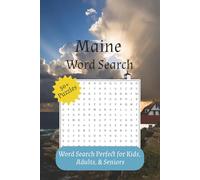 Maine Word Search Puzzle Book: Word Searches With Easy to Read Print About Maine, The Maine Coastline, Maine Lighthouses, and More | 6x9 inches | 110 ... Gift for Vacations, Holidays, and Free Times