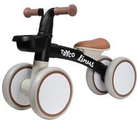 Mainely Personalizable Bicicleta de Equilibrio de Madera Luna Negra - Ligera & Estable - fomenta el Equilibrio & la coordinación - para niños a Partir de 2 años - Personalizada con Nombre - Tryco
