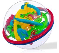 Mainiusi Bola Laberinto 3D 12cm, Intelecto Bola Puzzle 3D Juguetes con 100 Etapas, Regalos para Niños 6 Años, Juegos Laberintos para Niños, Regalos para cumpleaños y Navidad