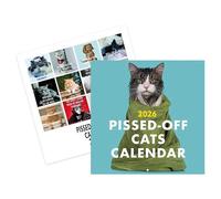 Mainiusi Calendario de gatos 2026, calendario 2026, calendario de pared gatos pissed off cats calendario 2026 gatos, calendario de pared 2026, calendario de pared gatos calendario de mesa 2026 para