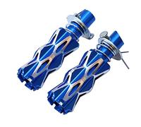 MAISHUSHU Soporte De Pedal Pedal Trasero Patinete Eléctrico para Citycoco, Piezas De Modificación De Pedal para Patinete Harley Chino estribos (Color : Blue)