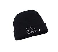 Maisley Sombrero de Punto Bangtan Boys, El Mismo Sombrero, Gorro Exclusivo de Suga Jin Jimin Jung Kook J-Hope Rap-Monster V, Gorro Negro Suave, Gorro cálido Anti-frío (V)