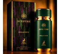 Maison Alhambra Malachite Eau de Parfum Unisex, Perfume Árabe de Cítrico y Amaderado con Notas de Verde, Bergamota, y Notas Amaderadas, 100 ml