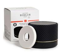Maison Berger - Difusor de perfume eléctrico inalámbrico con carga, difusión de cerámica de 6 a 8 semanas - 2 modos de difusión (Negro)