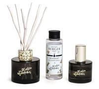 Maison BERGER Duo Mini Bouquet & Spray de Interior, Cristal Lacado, 90 ml y 50 ml, Duración de la difusión 3 semanas, 450 a 550 pulverizaciones (Lolita Lempicka Black Edition)