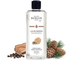 MAISON BERGER Recambio Lampe Berger Cèdre du Liban, 1 L | Recambio Cèdre du Liban 1 L para lámpara catalítica Lampe Berger, unas 160 h, ayuda a neutralizar los olores