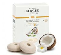 Maison Berger - Estuche de 2 recambios para difusor de coche Coco Monoi