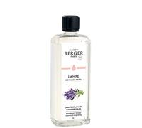 Maison Berger - Recarga lámpara Berger Champs de Lavande - Listo para usar - Listo para Usar - Perfuma y Purifica - Difusión Fina, Uniforme y Duradera - 1 l