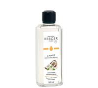 Maison Berger - Recarga Lámpara Berger Coco Monoï - Listo para Usar -Perfuma y Purifica - Difusión Fina, Uniforme y Duradera - 500ml