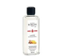 Maison Berger - Recarga Lámpara Berger Orange de Cannelle - Listo para Usar - Perfuma y Purifica - Difusión Fina, Uniforme y Duradera - 500ml