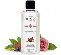 Maison Berger - Recarga Lampe Berger Cuir Mystique 500 ml - Cuero y pachulí - Fragancia Cuero especiado - Fabricado en Francia
