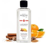 Maison Berger - Recarga Lampe Berger Orange de Cannelle 500 ml - Naranja y canela - Fragancia Cítrico especiado - Fabricado en Francia