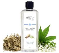 Lampe Berger Ambientador, 1 L, Madera de Cedro, Thé Blanc Pureté/Té Blanco Aromático, Estandar, 1000