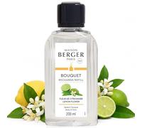 Maison Berger - Recarga para bouquet perfumado Fleur de Citronnier - Perfume de hogar 200 ml - Fabricado en Francia - Difusión prolongada, suave y continua