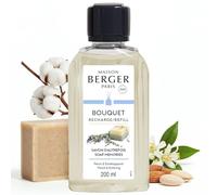 Maison Berger - Recarga para bouquet perfumado Savon d'Autrefois - Perfume de hogar 200 ml - Fabricado en Francia - Difusión prolongada, suave y continua