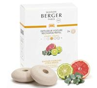 Maison Berger Recharge Car Diffuser Refill - Citrus Breeze - Set of 2