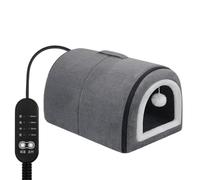 Maison Chauffante Animaux - Maison Chauffante Pour Chat 45x32x35 Cm | USB 5V Réglable 35-50°C - Lit Chauffant Amovible Pour Chiot Intérieur Extérieur Hiver Niche Douillette Lavable Confortable