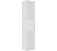 Maison Chic Estantería estantería librería madera blanco 36x30x171 cm
