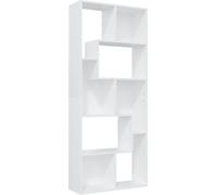 Maison Chic Estantería estantería librería madera blanco 67x24x161 cm