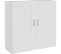 Maison Chic Estantería estantería librería madera blanco 82,5x30,5x80 cm