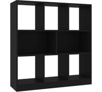 Maison Chic Estantería estantería librería madera negro 97,5x29,5x100cm