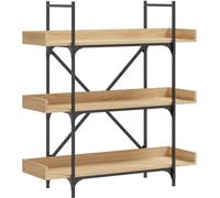 Maison Chic Estantería librería 3 estantes madera marrón 100x33x108,5 cm