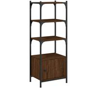Maison Chic Estantería librería 3 estantes madera marrón 41x30x109,5 cm