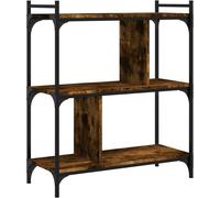 Maison Chic Estantería librería 3 estantes madera marrón 76x32x88 cm