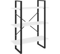 Maison Chic Estantería librería de madera blanco 80x30x105 cm