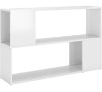 Maison Chic Estantería librería de madera blanco brillante 100x24x63 cm