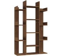Maison Chic Estantería librería de madera marrón roble 86x25,5x140 cm