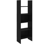 Maison Chic Estantería librería de madera negro 60x35x180 cm