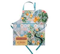 Maison d' Hermine Agrume 100% algodón 1 pieza delantal de cocina de Pascua con cuello ajustable y bolsillo central invisible con corbatas largas para mujeres hombres (27.50pulgadas x 31.50pulgadas)