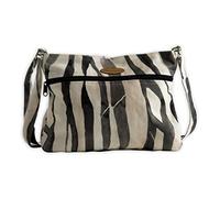 Maison d' Hermine Bolsas cruzadas para mujer, bolsa de hombro de lona de algodón para viajes, bolsa de bandolera, regalos de Pascua, 40 - Zebra, 12" L x 2.3" W x 9.4" H (Cross Body Bag)