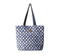 Maison d' Hermine Bolsas de compras acolchadas de algodón con bolsillos con cremallera, bolsa pequeña, reutilizable, bolsa de comestibles, regalos de Pascua, 09 - Shibori, 17.7" L x 6.7" W x 14.6" H