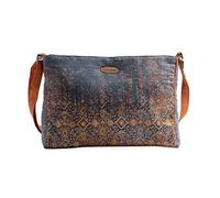 Maison d' Hermine Bolso de mano de algodón con correa ajustable para el hombro, bolso cruzado con cremallera y bolsillos deslizantes, regalos de Pascua, 03 - Imperfección, 14.2" L x 3.9" W x 10.2" H