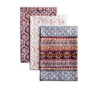 Maison d' Hermine Fair Isle Juego de 3 paños de Cocina Multiusos, 100% algodón, Suaves y absorbentes, paños de Cocina, paños de Cocina, paños de Cocina (50 cm x 70 cm)