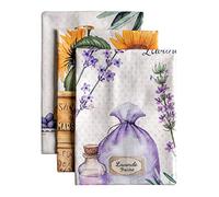 Maison d' Hermine Fanny - Toallas de Cocina Multiusos, 100% algodón, Suaves, absorbentes, paños de Cocina, Toallas de Bar, 20 x 27.6 Pulgadas