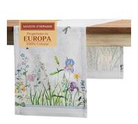 Maison d' Hermine Fleurs De Mai Camino de mesa de Pascua 100% algodón para fiesta | Cena | Vacaciones | Cocina | Primavera/Verano [Doble capa (37 cm x 183 cm)]