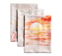 Maison d' Hermine Ibiza-Beige - Juego de 3 Toallas de Cocina Multiusos, 100% algodón, para la Primavera/Verano (50 cm x 70 cm)