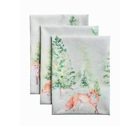 Maison d' Hermine Juego de 3 toallas de cocina 100% algodón, 20 x 27.5 pulgadas, reutilizables, absorbentes con lazo para colgar, decoración de cocina, comedor, Acción de Gracias (mañanas de invierno)