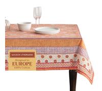 Maison d' Hermine Mantel Cuadrado 100% algodón, 137 x 137 cm, Reutilizable, Decorativo, Uso Diario, para Comedor, Granja, hogar, Fiestas, Festivales y Bodas, Festival de Cosecha