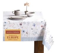Maison d' Hermine Mantel rectangular reutilizable, 100 % algodón, 140 x 230 cm