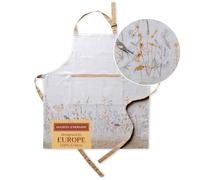 Maison d' Hermine Meadow Florals 100% algodón 1 pieza delantal de cocina de Pascua con cuello ajustable y bolsillo central oculto con corbatas largas para mujeres y hombres chef (70cmx80cm)